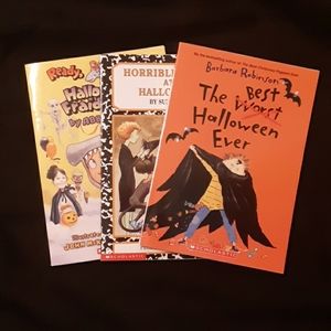 Set of Halloween kids chapter books